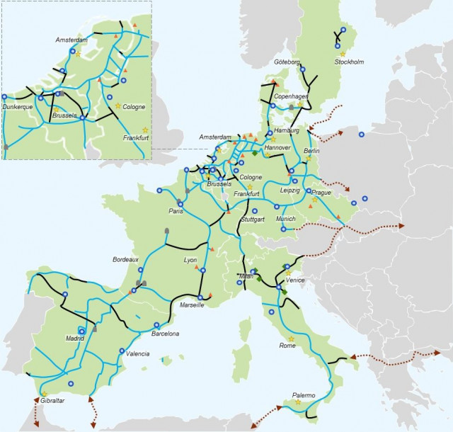 Europese waterstofbackbone subsidies voor waterstof