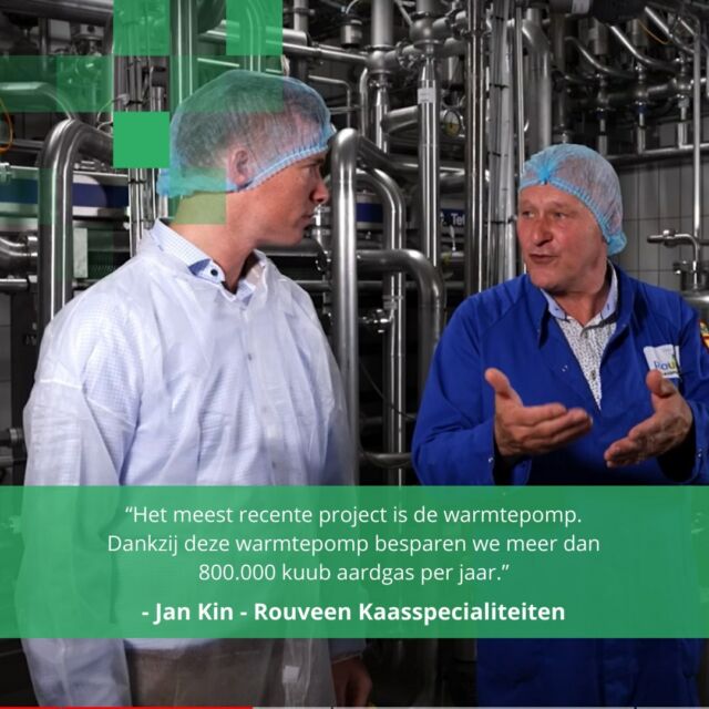 "𝗛𝗲𝘁 𝗺𝗲𝗲𝘀𝘁 𝗿𝗲𝗰𝗲𝗻𝘁𝗲 𝗽𝗿𝗼𝗷𝗲𝗰𝘁 𝗶𝘀 𝗱𝗲 𝘄𝗮𝗿𝗺𝘁𝗲𝗽𝗼𝗺𝗽. 𝗗𝗮𝗻𝗸𝘇𝗶𝗷 𝗱𝗲 𝘄𝗮𝗿𝗺𝘁𝗲𝗽𝗼𝗺𝗽 𝗯𝗲𝘀𝗽𝗮𝗿𝗲𝗻 𝘄𝗲 𝗺𝗲𝗲𝗿 𝗱𝗮𝗻 𝟴𝟬𝟬.𝟬𝟬𝟬 𝗸𝘂𝘂𝗯 𝗮𝗮𝗿𝗱𝗴𝗮𝘀 𝗽𝗲𝗿 𝗷𝗮𝗮𝗿. " - Jan Kin - Rouveen Kaasspecialiteiten

Niek Gillis - Subsidieadviseur team Industrie -  en Jan Kin van Rouveen Kaasspecialiteiten nemen je mee in een rondleiding door de fabriek. Hier laten ze zien hoe koplopers werk maken van duurzame energie.

Bekijk hier de video: https://sowo.kr/RNfRVI5a

Benieuwd naar de subsidiemogelijkheden voor jouw bedrijf? Neem dan contact op met een adviseur van Subvention

#duurzaam #subsidie #koplopers