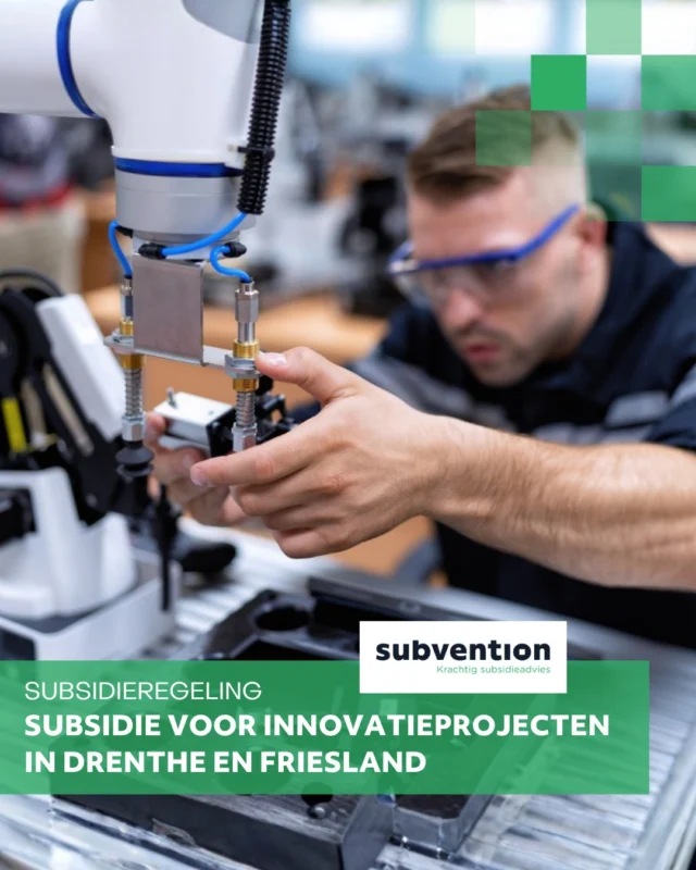 𝗦𝘂𝗯𝘀𝗶𝗱𝗶𝗲 𝘃𝗼𝗼𝗿 𝗶𝗻𝗻𝗼𝘃𝗮𝘁𝗶𝗲𝗽𝗿𝗼𝗷𝗲𝗰𝘁𝗲𝗻 𝗶𝗻 𝗗𝗿𝗲𝗻𝘁𝗵𝗲 𝗲𝗻 𝗙𝗿𝘆𝘀𝗹â𝗻 

Werk je aan een vernieuwend product, proces of softwaretoepassing? Met de VIA-subsidie Drenthe-Fryslân ontvangen mkb'ers in Drenthe en Friesland financiële steun voor onderzoek, ontwikkeling en validatie van innovaties.

‼️ 𝗕𝗲𝗹𝗮𝗻𝗴𝗿𝗶𝗷𝗸: deze subsidieregeling opent op 30 juni 2026.

𝗕𝗲𝗻𝗶𝗲𝘂𝘄𝗱 𝗼𝗳 𝗷𝗼𝘂𝘄 𝗶𝗻𝗻𝗼𝘃𝗮𝘁𝗶𝗲 𝗶𝗻 𝗮𝗮𝗻𝗺𝗲𝗿𝗸𝗶𝗻𝗴 𝗸𝗼𝗺𝘁 𝘃𝗼𝗼𝗿 𝘀𝘂𝗯𝘀𝗶𝗱𝗶𝗲?  Bekijk de regeling: https://sowo.kr/TWrheY0a