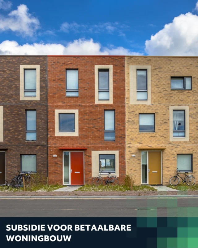 𝗚𝗲𝗺𝗲𝗲𝗻𝘁𝗲𝗹𝗶𝗷𝗸𝗲 𝘀𝘂𝗯𝘀𝗶𝗱𝗶𝗲 𝘃𝗼𝗼𝗿 𝗯𝗲𝘁𝗮𝗮𝗹𝗯𝗮𝗿𝗲 𝘄𝗼𝗻𝗶𝗻𝗴𝗯𝗼𝘂𝘄 

Wil je als gemeente sneller betaalbare woningen realiseren? Met de Woningbouwimpuls (WBI) ontvang je financiële ondersteuning om woningbouwprojecten te versnellen en zo bij te dragen aan het terugdringen van de woningnood in Nederland. 

‼️ 𝗟𝗲𝘁 𝗼𝗽: aanvragen kan vanaf 𝟭𝟱 𝘀𝗲𝗽𝘁𝗲𝗺𝗯𝗲𝗿 𝘁𝗼𝘁 𝗲𝗻 𝗺𝗲𝘁 𝟴 𝗼𝗸𝘁𝗼𝗯𝗲𝗿 𝟮𝟬𝟮𝟲.

𝗕𝗲𝗻𝗶𝗲𝘂𝘄𝗱 𝗼𝗳 𝗷𝗼𝘂𝘄 𝗯𝗼𝘂𝘄𝗽𝗿𝗼𝗷𝗲𝗰𝘁 𝗶𝗻 𝗮𝗮𝗻𝗺𝗲𝗿𝗸𝗶𝗻𝗴 𝗸𝗼𝗺𝘁? Bekijk de subsidieregeling:https://subvention.nl/woningcorporaties/woningbouwimpuls-wbi-opnieuw-open-2025
